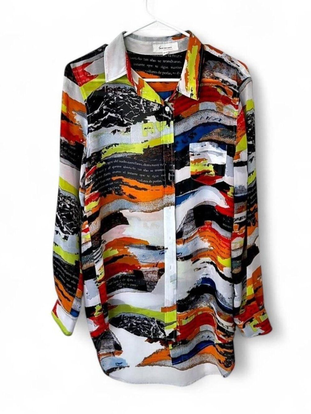 Two by Vince Camuto Multicolored Blouse Size M